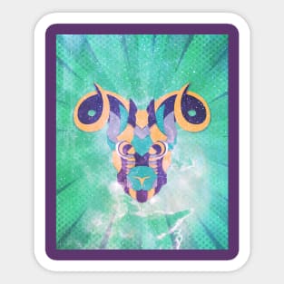 Aries Astrological Sign Sticker